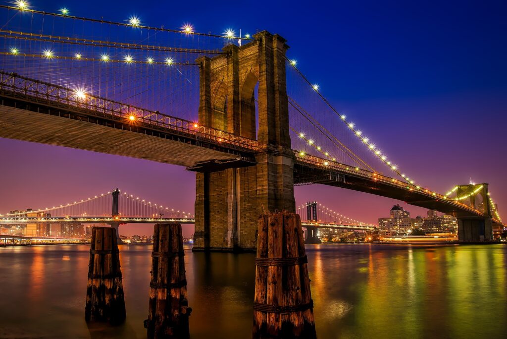 Brooklyn Bridge Illuminated