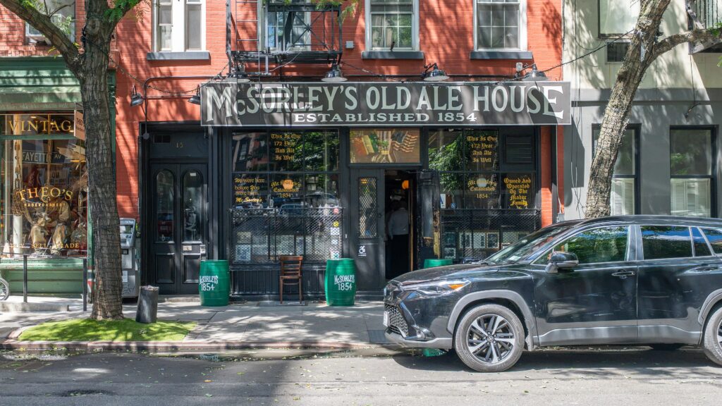McSorley's Old Ale House on East 7th Street, New York