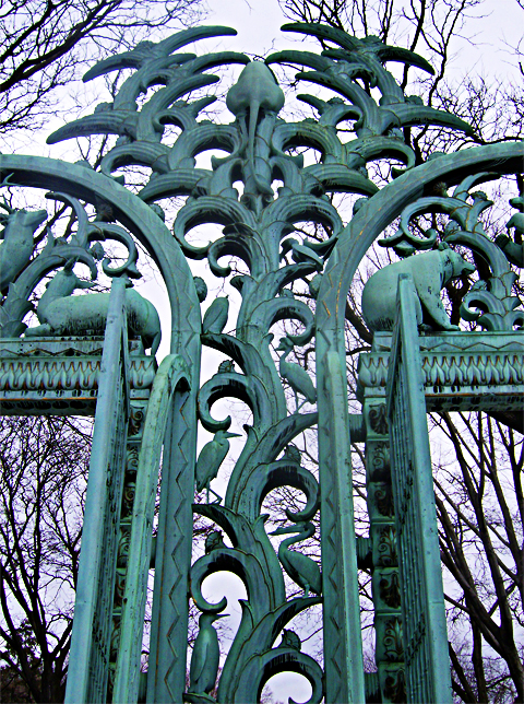 The Rainey Memorial Gate at the Bronx Zoo