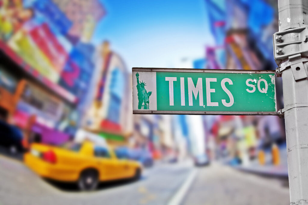 Times Square in New York City