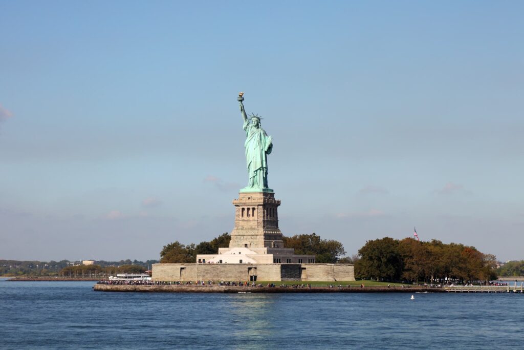 Statue of Liberty seen from the Staten Island Ferry