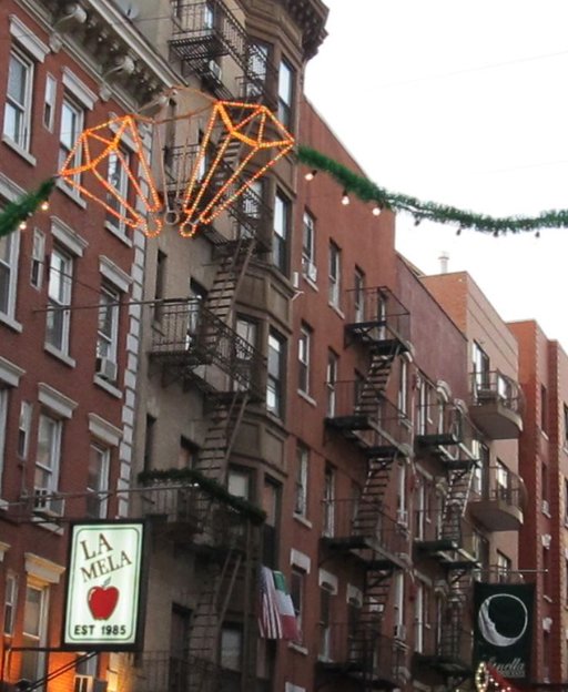 Mulberry Street in Little Italy, Manhattan, New York City