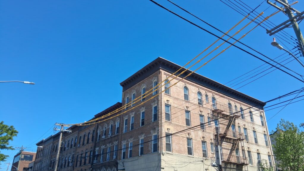 A street in Greenpoint, Brooklyn