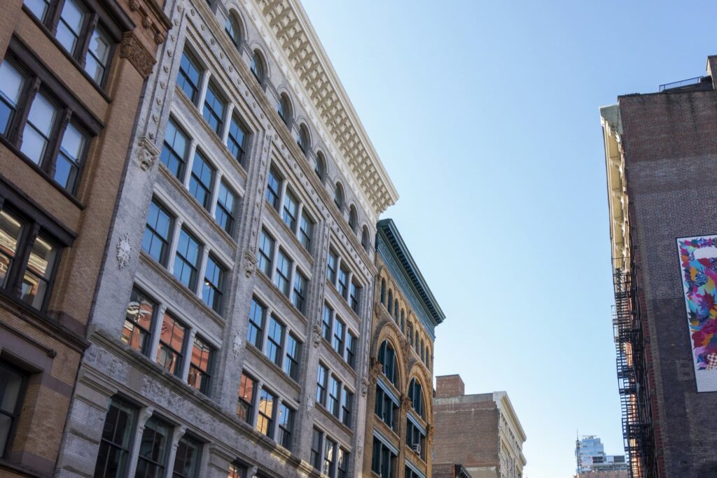 Cast-iron buildings in SoHo, New York