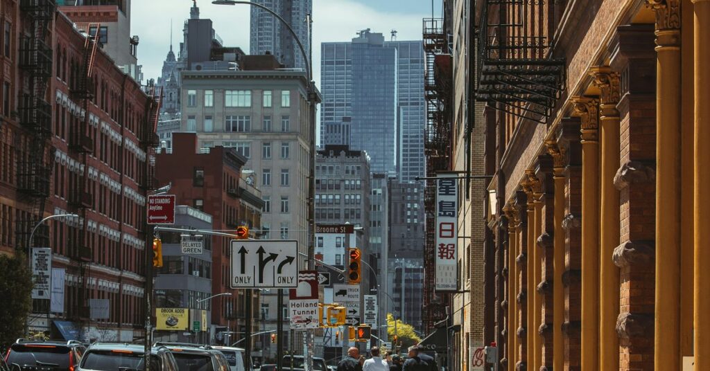 Mulberry Street in Little Italy, Manhattan — the heart of New York City Italian immigrant heritage