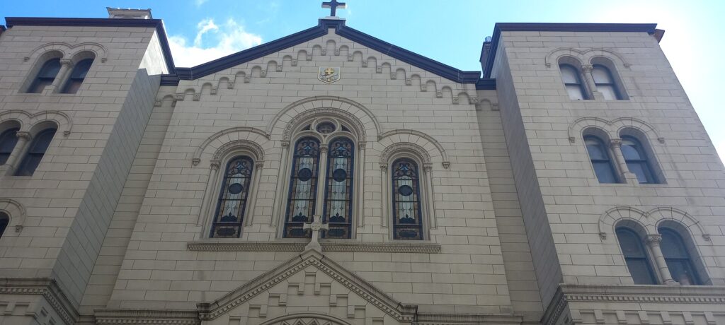 The Church of the Most Precious Blood in Little Italy, Manhattan — home of the annual San Gennaro feast