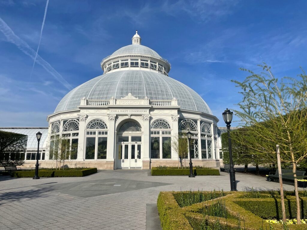 The Enid A. Haupt Conservatory at the New York Botanical Garden in the Bronx