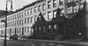 Oliver Street on the Lower East Side of Manhattan, 1937 — the heart of New York's Jewish immigrant neighbourhood