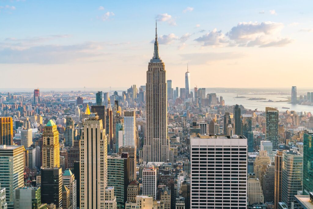 Midtown Manhattan skyline with the Empire State Building